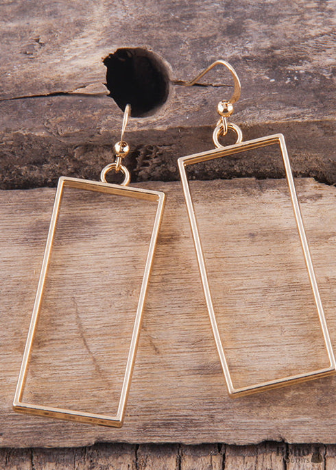 Boho Earrings, RH Dangle Earrings, Heart Loop